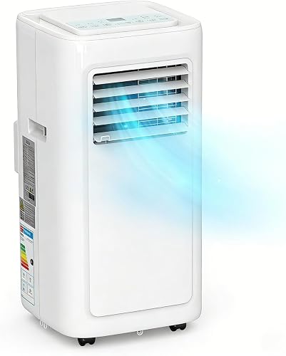 4-en-1 Climatiseur Mobile 8000BTU Tuyau d'évacuation LEADZM