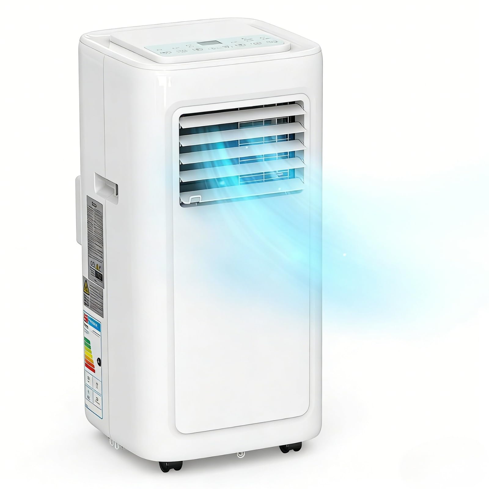 LEADZM Climatizzatore 8000BTU WiFi telecomando kit finestra