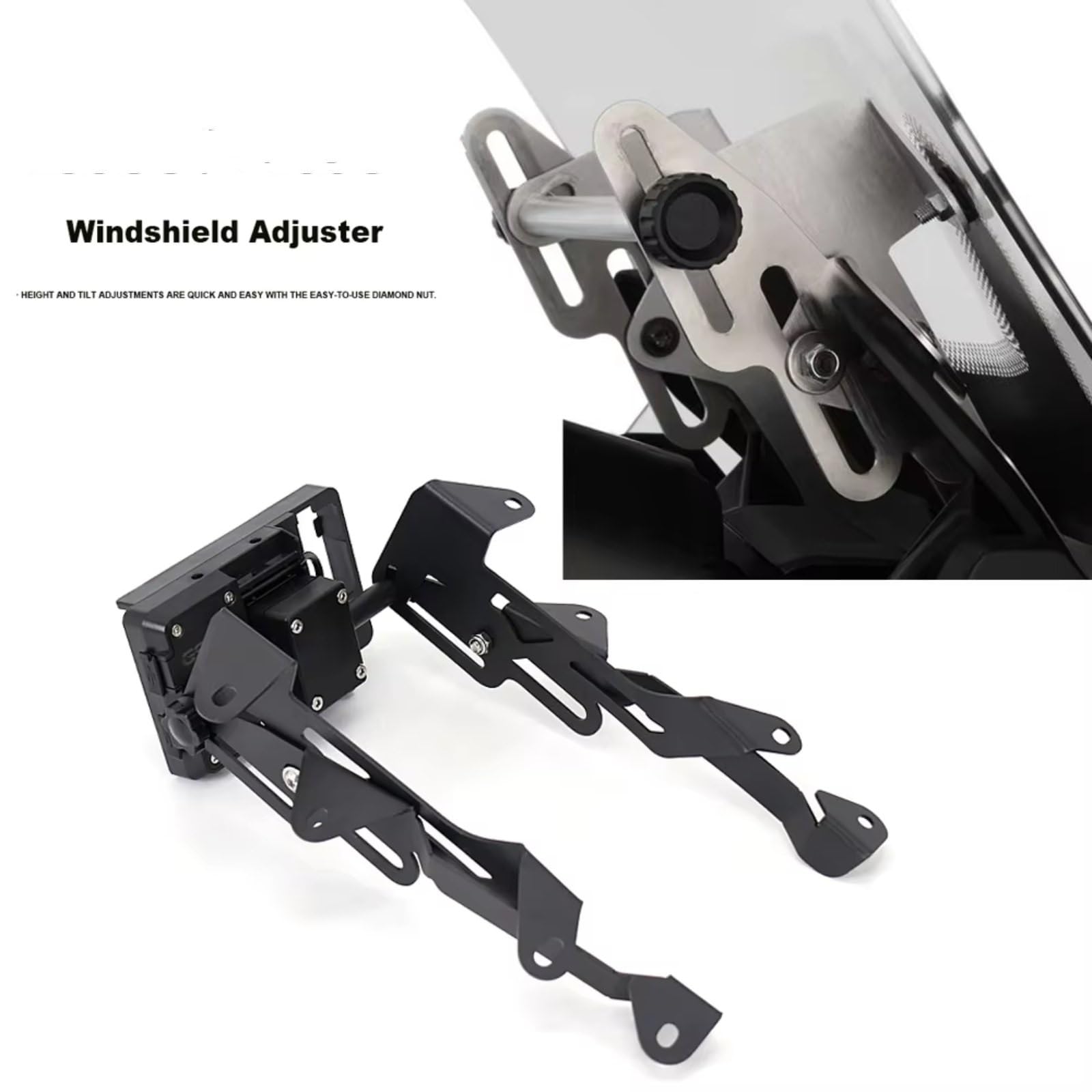 Porta Cellulare Moto Per BMW F850 GS Per F750 GS Accessori Motociclette Regolabili Supporto Navigatore GPS Smartphone Supporto Telefono Moto(E)