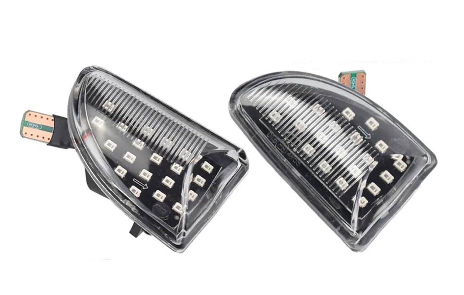 LETRONIX Moduli LED Frecce Laterali Per Smart Fortwo 451 (2007-2015) Con Omologazione E, Giallo/Arancione - 3