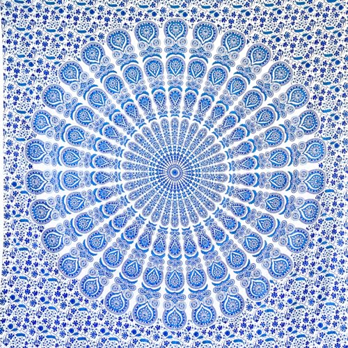 MOMOMUS Tenture Murale Mandala - Art Ethnique - Tapisserie Mandala, Toile et Tissu Déco pour Yoga...