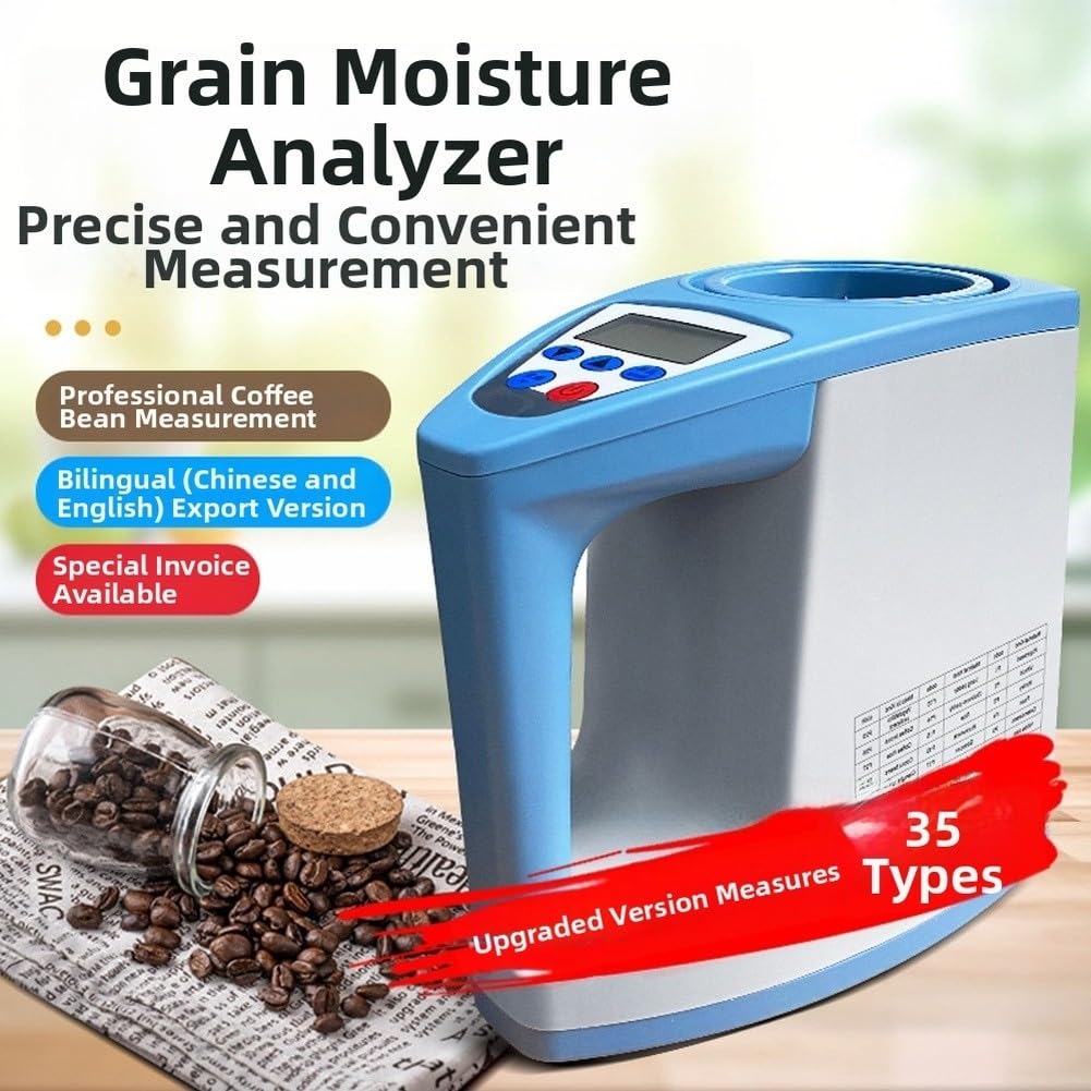 Misuratore di umidità per cereali LDS2G con display LCD, 35 colture, caffè, cacao, compensazione automatica
