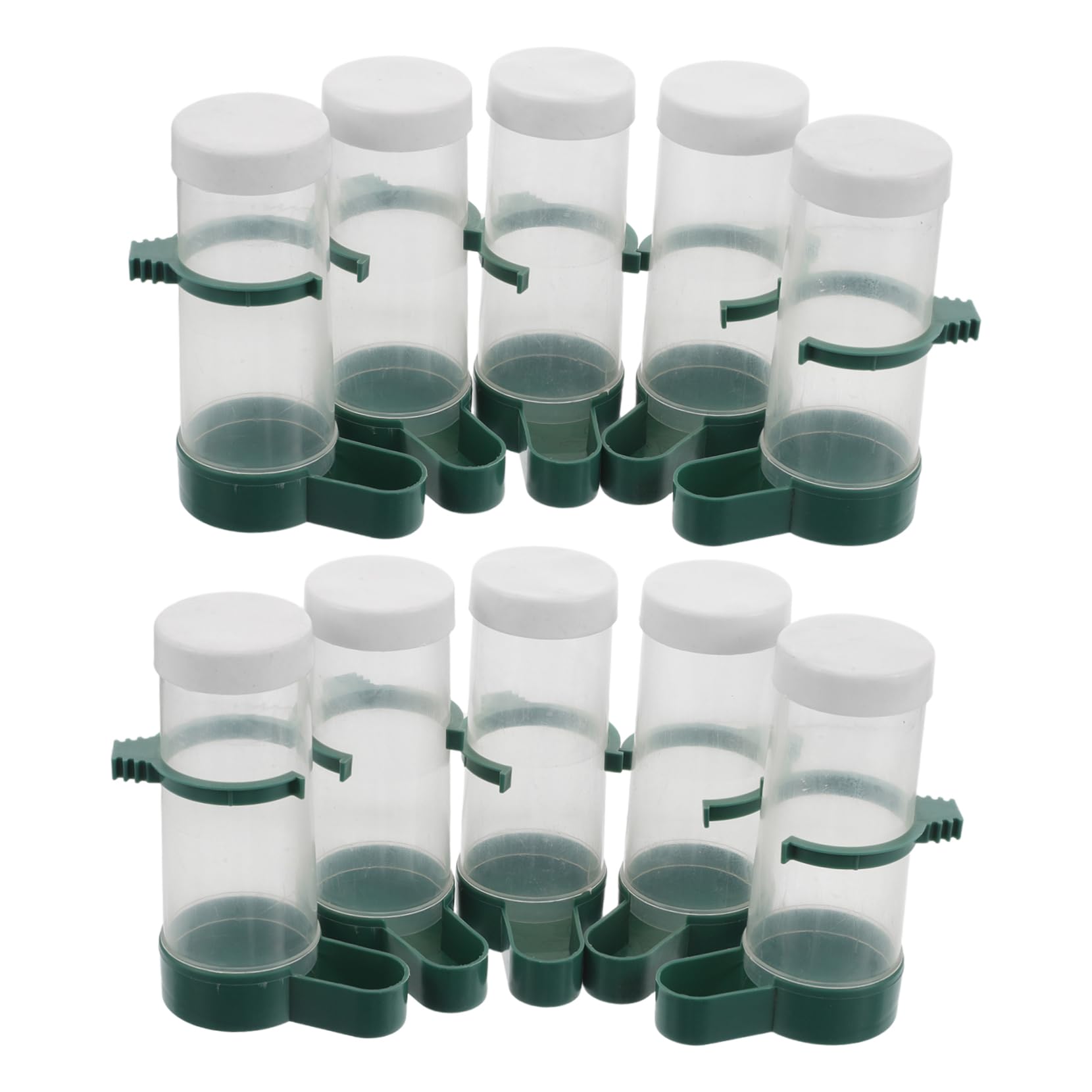 20pièces Distributeur Automatique Eau pour Oiseaux Lot de Abreuvoirs pour Perroquets Calopsittes Et Petits Oiseaux Accessoires De Cage Désordre