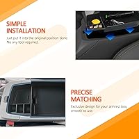 Vista 5 de CDEFG Organizador de accesorios de consola central para Chevy Bolt EV 1LT 2LT/ EUV LT Premier, bandeja de almacenamiento para reposabrazos