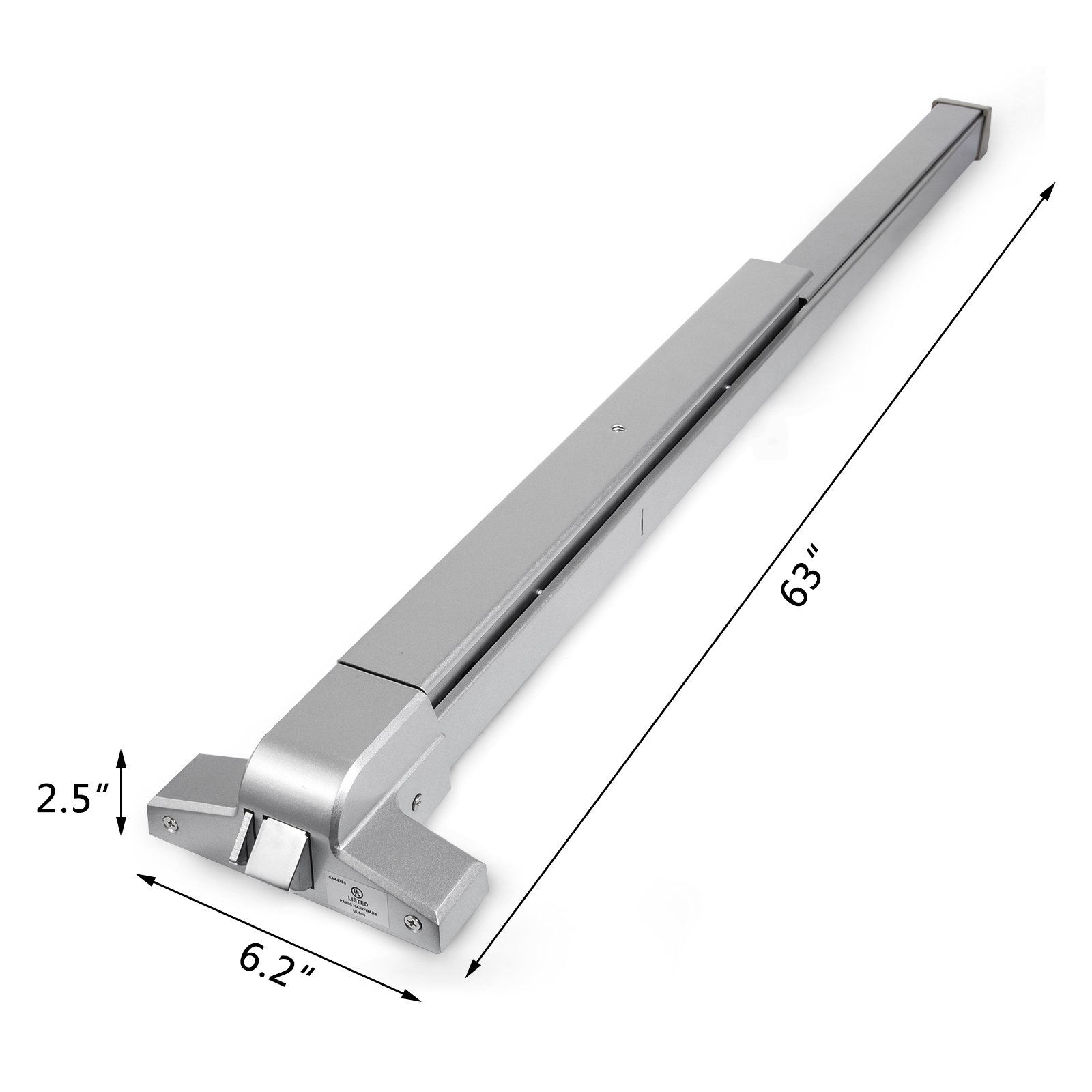 Happybuy Panic Bar for Exit Doors with Dogging Key Door Push Bar Panic