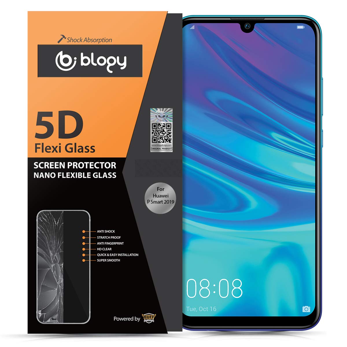 Blogy Huawei P Smart 2019 Flexi 5D Ekran Koruyucu