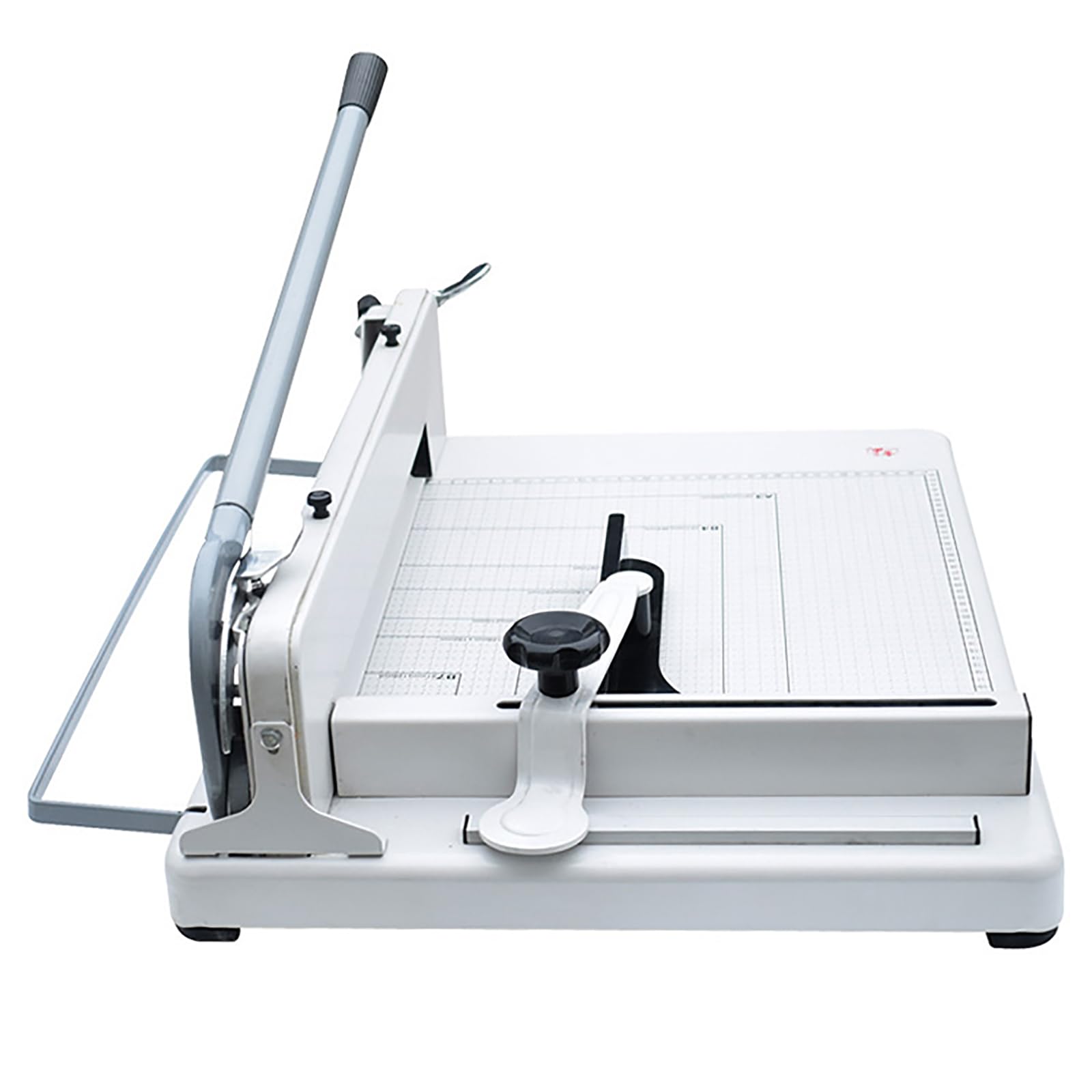 Taglierina professionale a ghigliottina, taglierina A3 con blocco di sicurezza, griglie guida di taglio, lunghezza di taglio 43 cm, base in metallo resistente, capacità di 360 fogli per scuola e