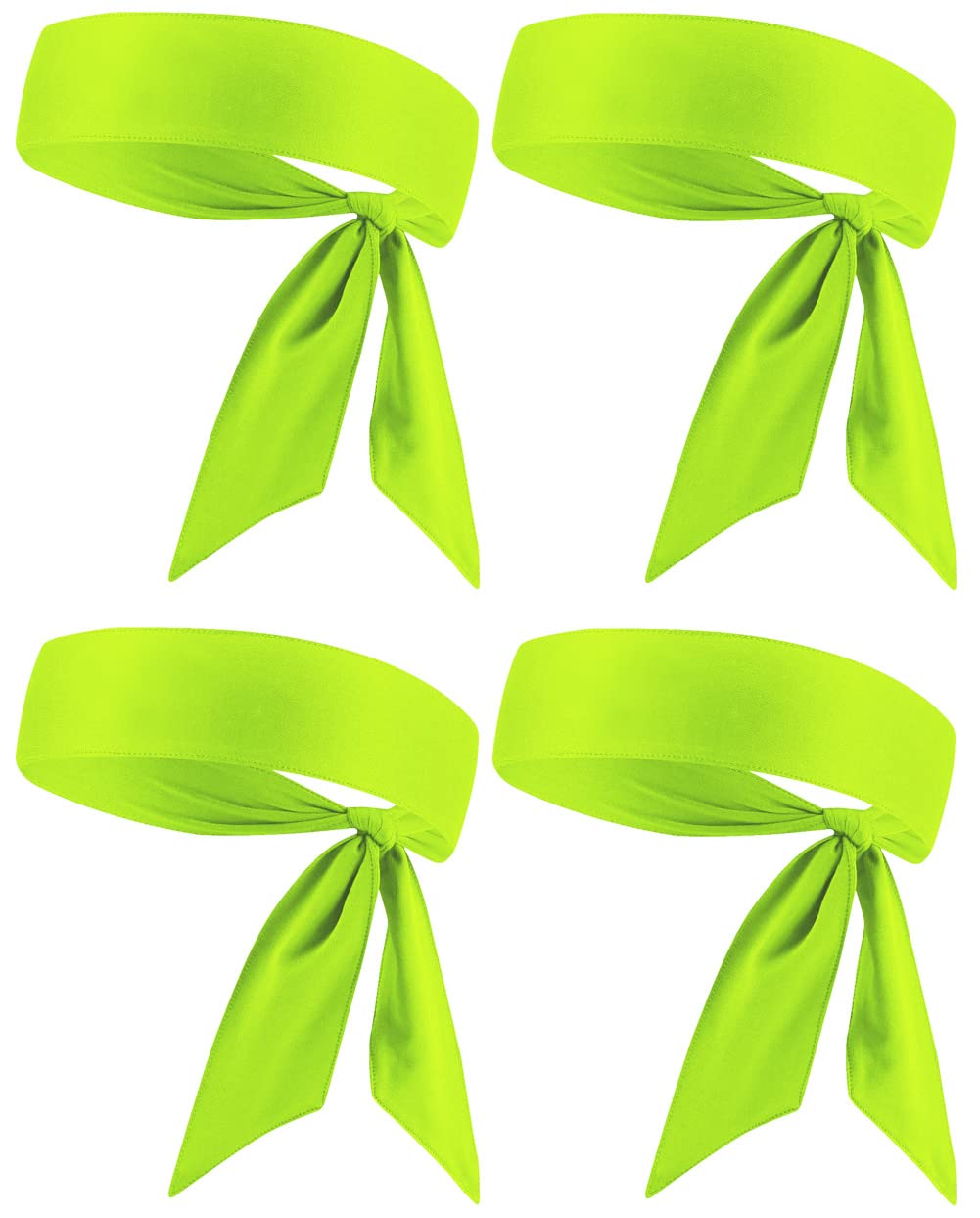Head Tie, Tennis Headbands Tie Back, Sweat Wicking Ninja Karate Running Headband Headwrap for Men Women Kids Girls Boys
