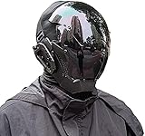 Halloween Mask is suitable for Halloween, theme parties, disco, street shooting, birthday parties and other holiday cosplay, it's so cool, wearing it will definitely become the focus of the audience.
