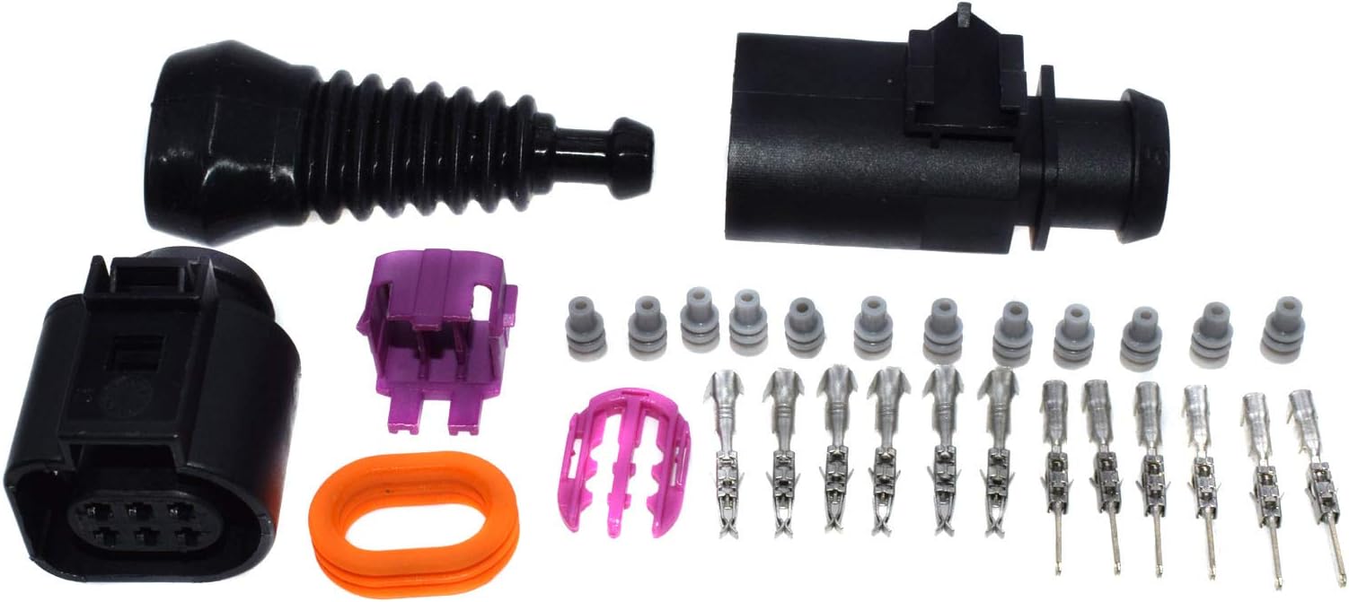 Sensor Connector Plug Set for VW Audi 3B0973813 1J0973713