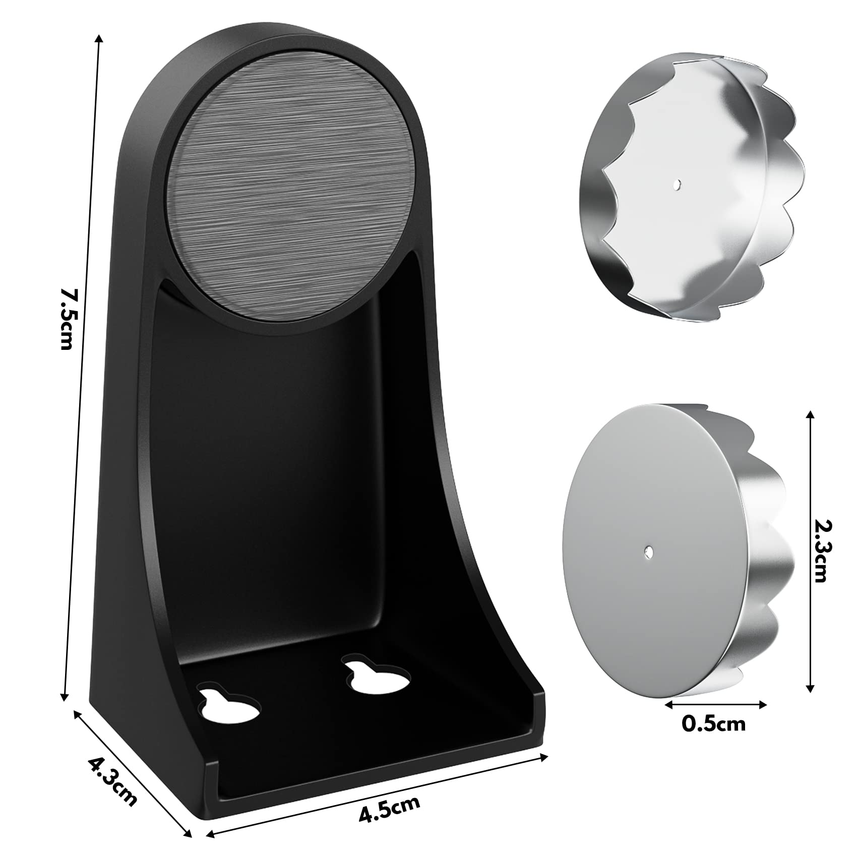 Zeephouders met magneet, zeepbakjes, zeepbakje voor badkamer (4 plaatjes voor magnetische zeephouder), herbruikbaar