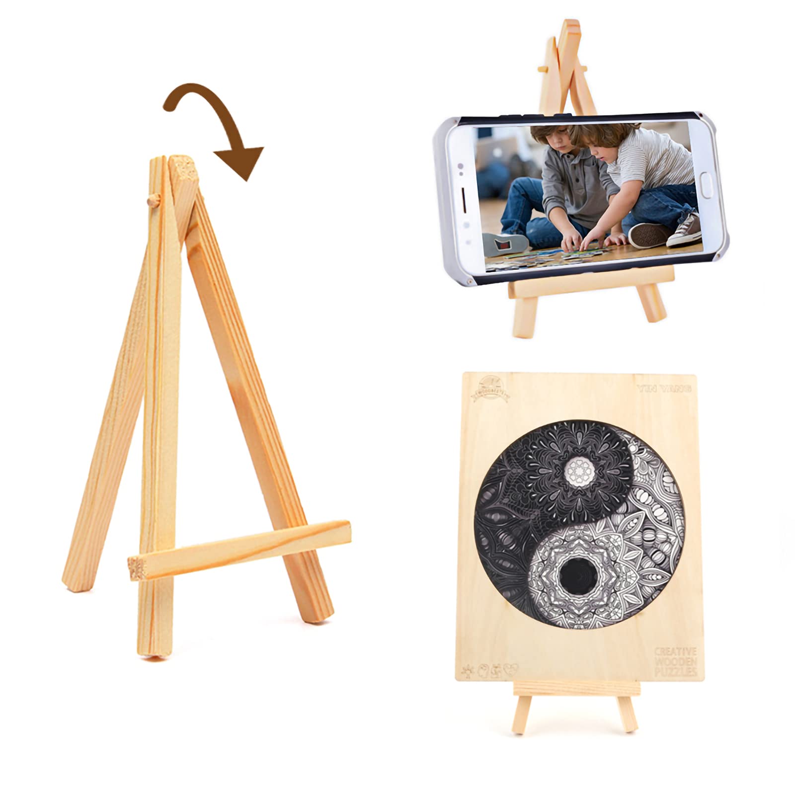 Holzpuzzles für Erwachsene und Kinder, Yin Yang Wooden Puzzle Holzpuzzle Einzigartige Tierform Puzzleteile, Konstellation Holz-Puzzle, Puzzle aus Tierteilen 759 Stück (XL-50.8 * 50.8cm)