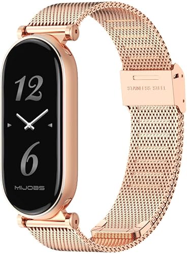 Miniatura 20 de MIJOBS Correa para Xiaomi Mi Band 10/9/8, Correa de Reemplazo Transpirable para Mi Fit Band 9, Correas de SmartWatch, Pulsera de Pulsera