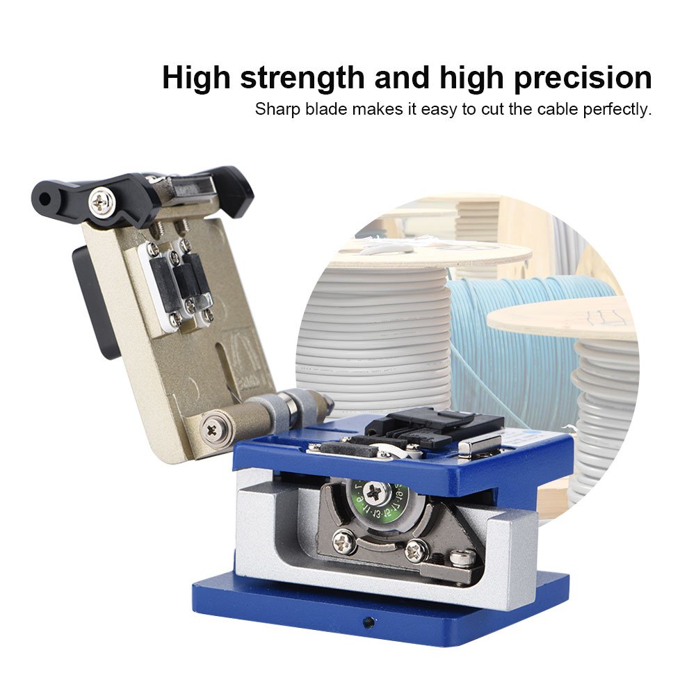 36,000 Cleaves Optic Fiber Wire Cleaver High Precision Optic Fiber Cable Stripping Cutter Tools Cleaves with Bag - Image 2