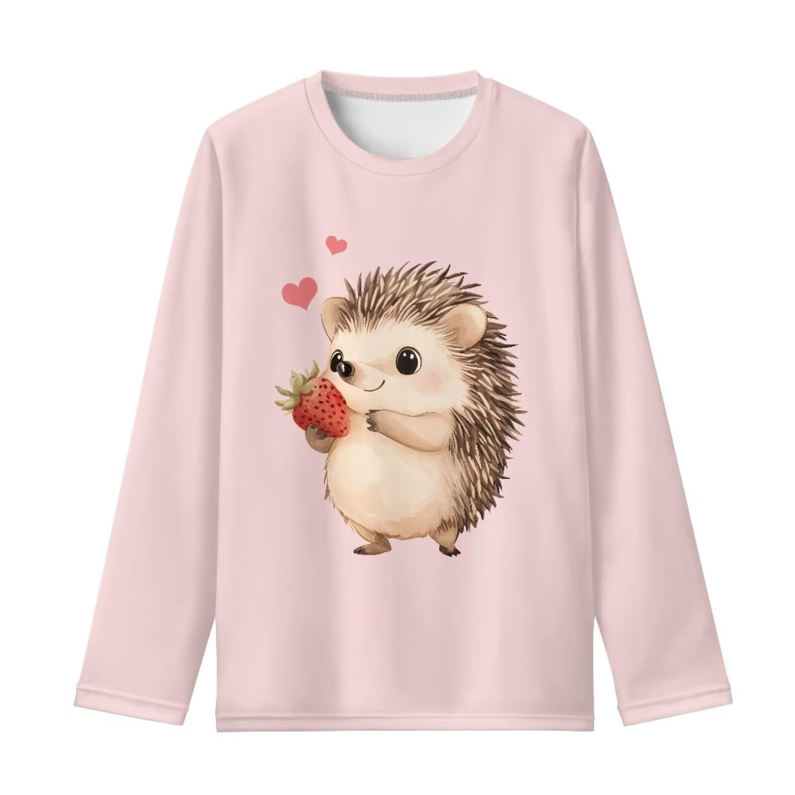 Long Sleeve Shirts for Girls Casual Crewneck Tops Fall Winter Outfits for 3-16 Years Old