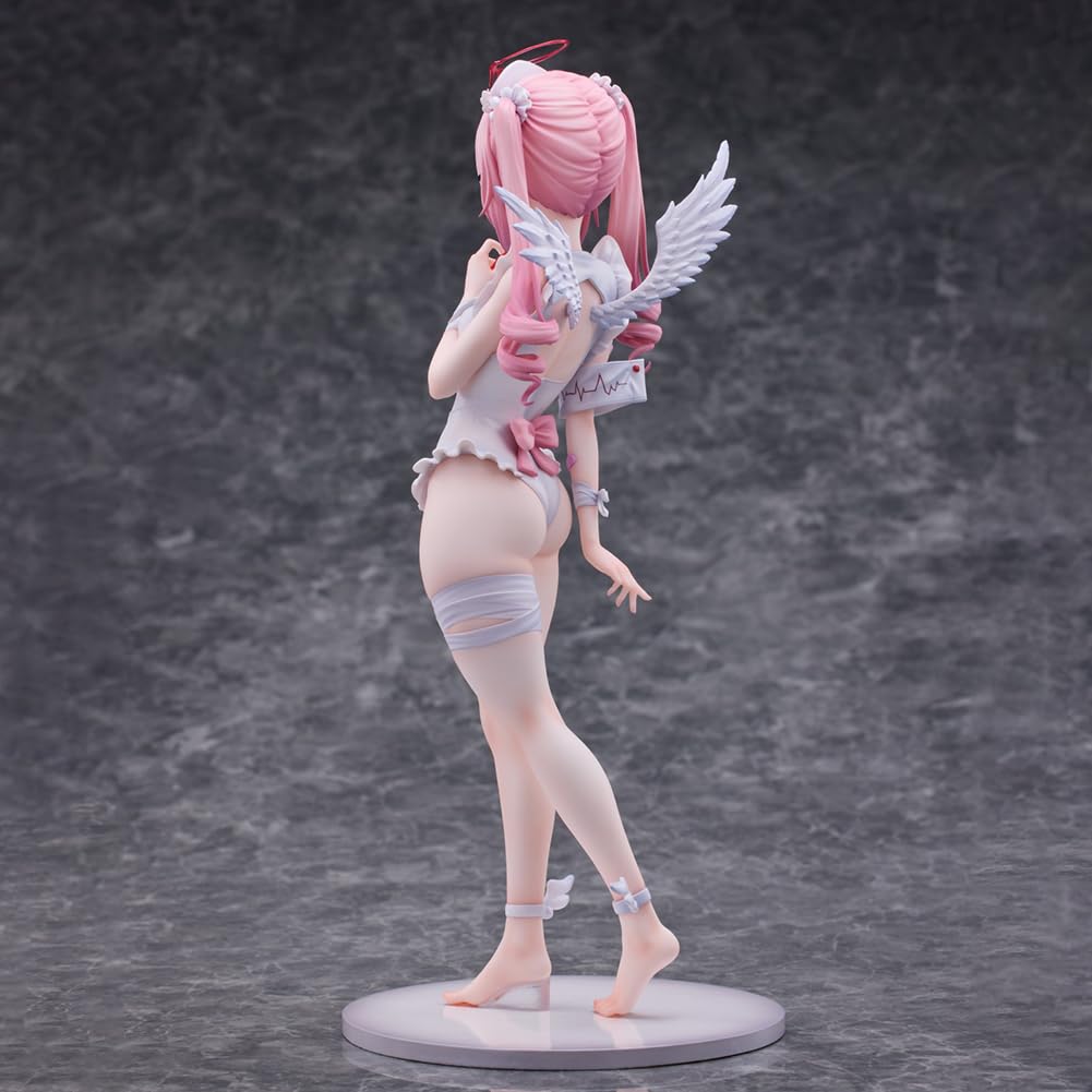 QAHEART Minarai Nurse Tsukiyomi Ai Figures Anime Girls Figure Original Painting Illustration Anime Figurine 25CM: Minarai Nurse Tsukiyomi Ai White 1pcs 25cm/9.84inch