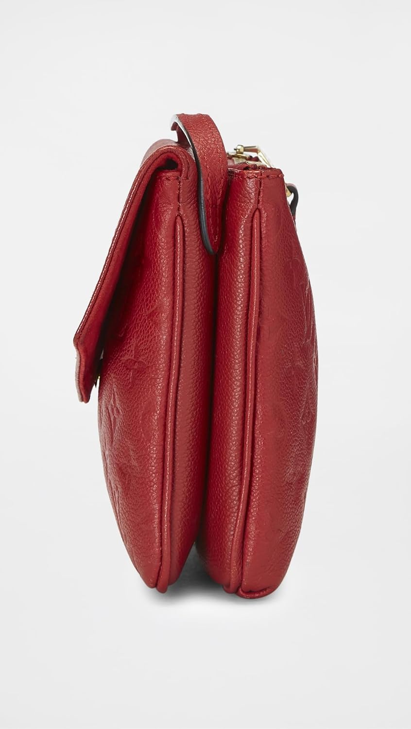 Louis Vuitton Women's Pre-Loved Empreinte Twice Wallet on Chain, Red, One Size - Image 4