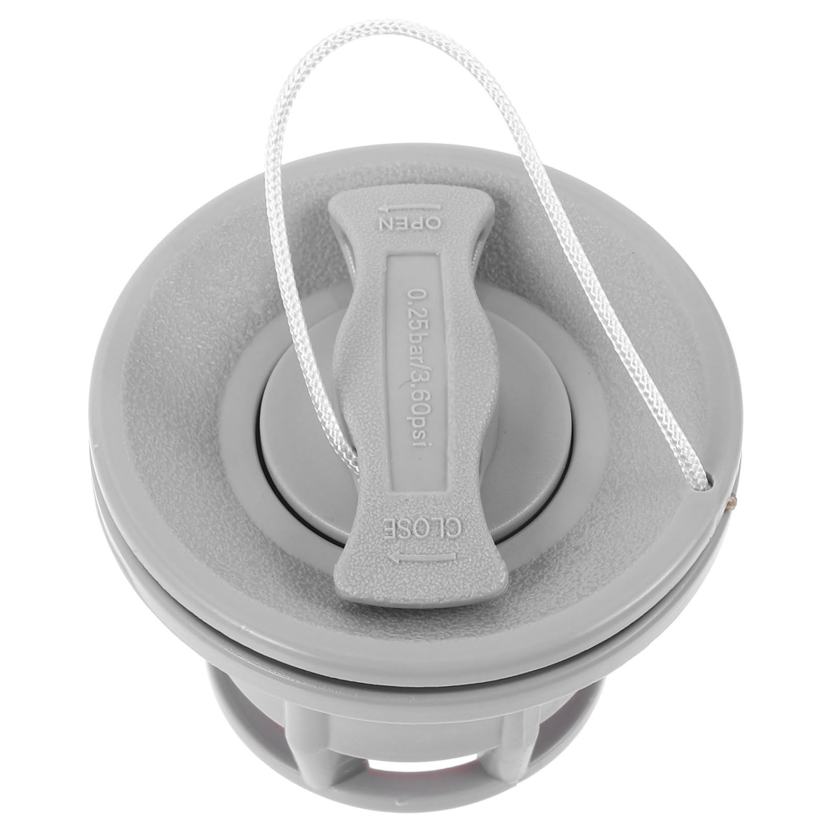 Yardwe Valvola Aria per Gommone Tubi Fluviali per Galleggianti Pesanti Gonfiabile Piscina Gommone Aria Drenare Valvola di Sfiato del Kayak Attacco Valvola Kayak Remare Grey Pom