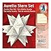Produktbild Ursus 34125500 - Faltblätter Aurelio Stern Noten, gold, 33 Blatt, aus Transpatentpapier 115 g/qm, ca. 14,8 x 14,8 cm, einseitig bedruckt, ideal als Weihnachtsdeko