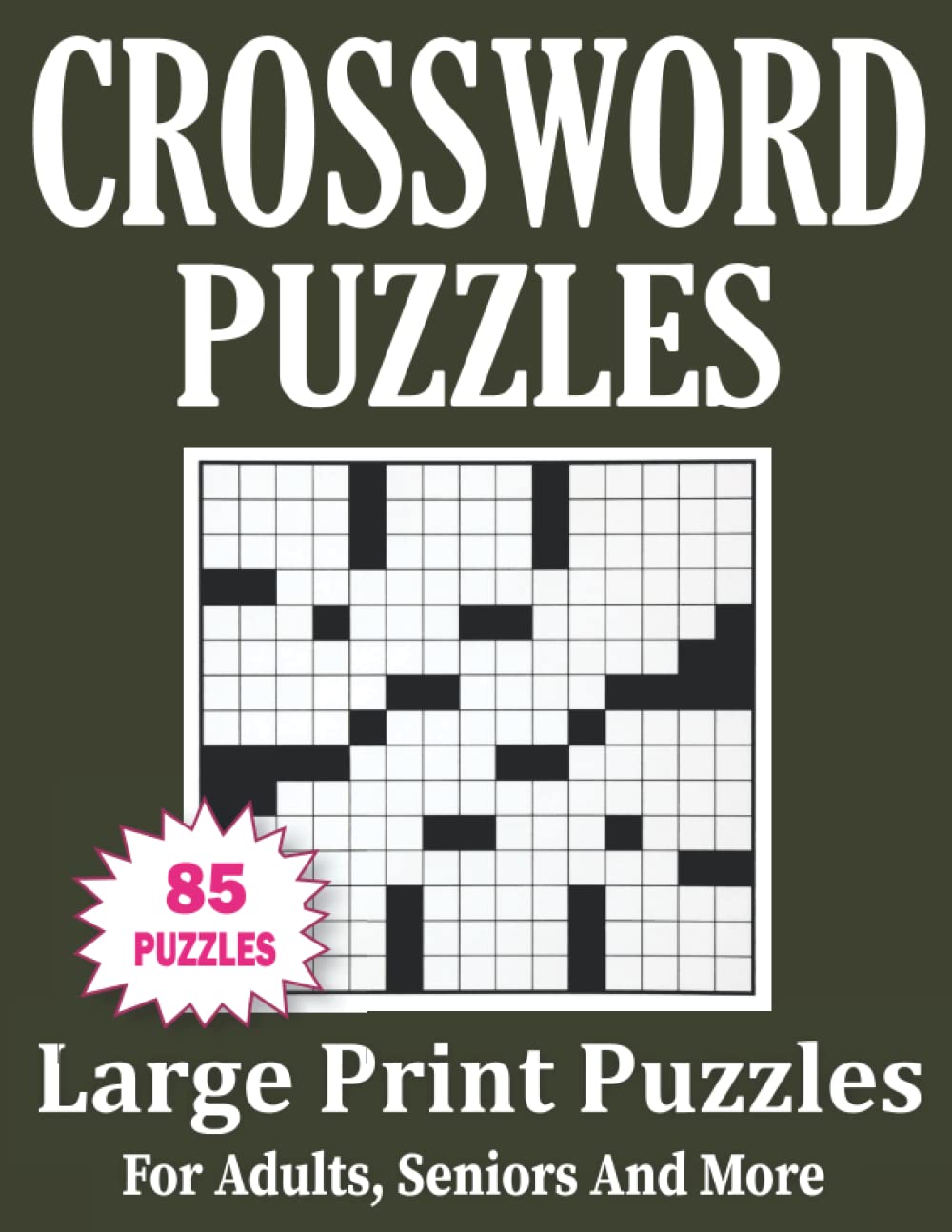 Large Print Crossword Puzzles: Crossword Book For Adults And Seniors Volume-16