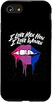 Vista 13 de iPhone 14 Pro Max I Love Men How I Love Women Bisexual LGBTQ Bi Pride Gay Case