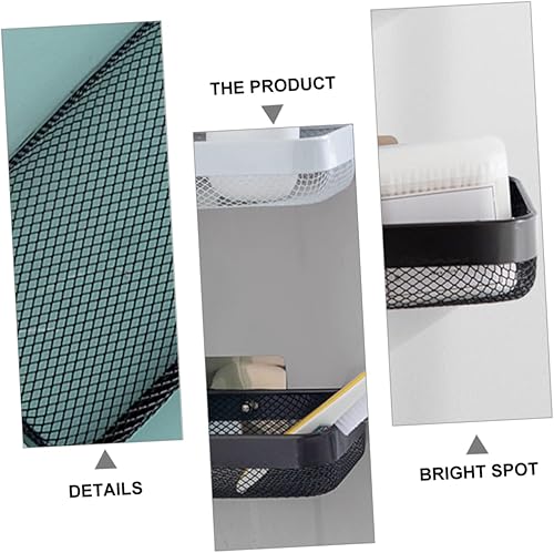 Miniatura 2 de Estante de almacenamiento de cocina, estante de drenaje montado en la pared, organizador de baño, adhesivo para instalar soporte de champú clásico