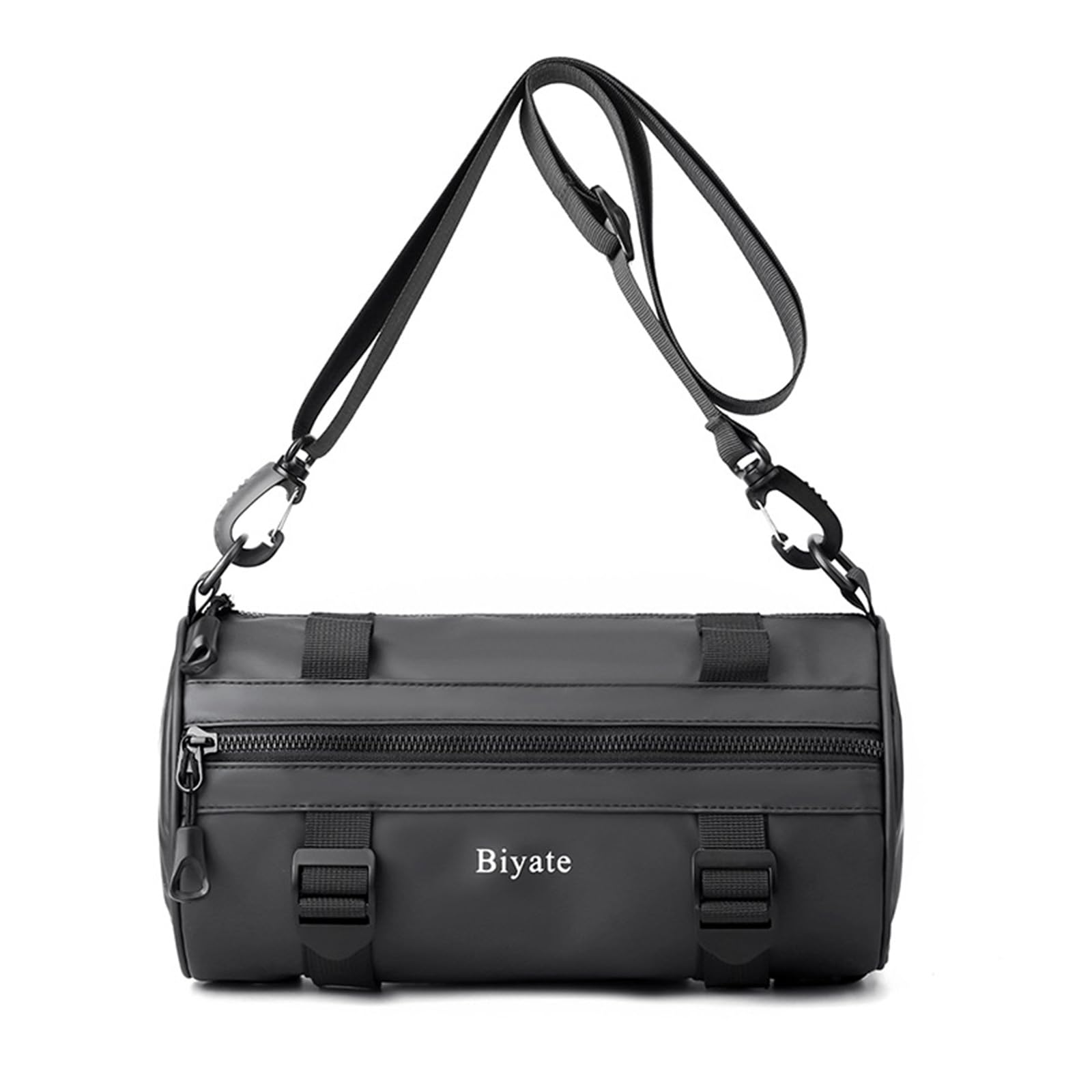 Sac de poitrine pour homme à bandoulière rond cylindrique pour course à pied