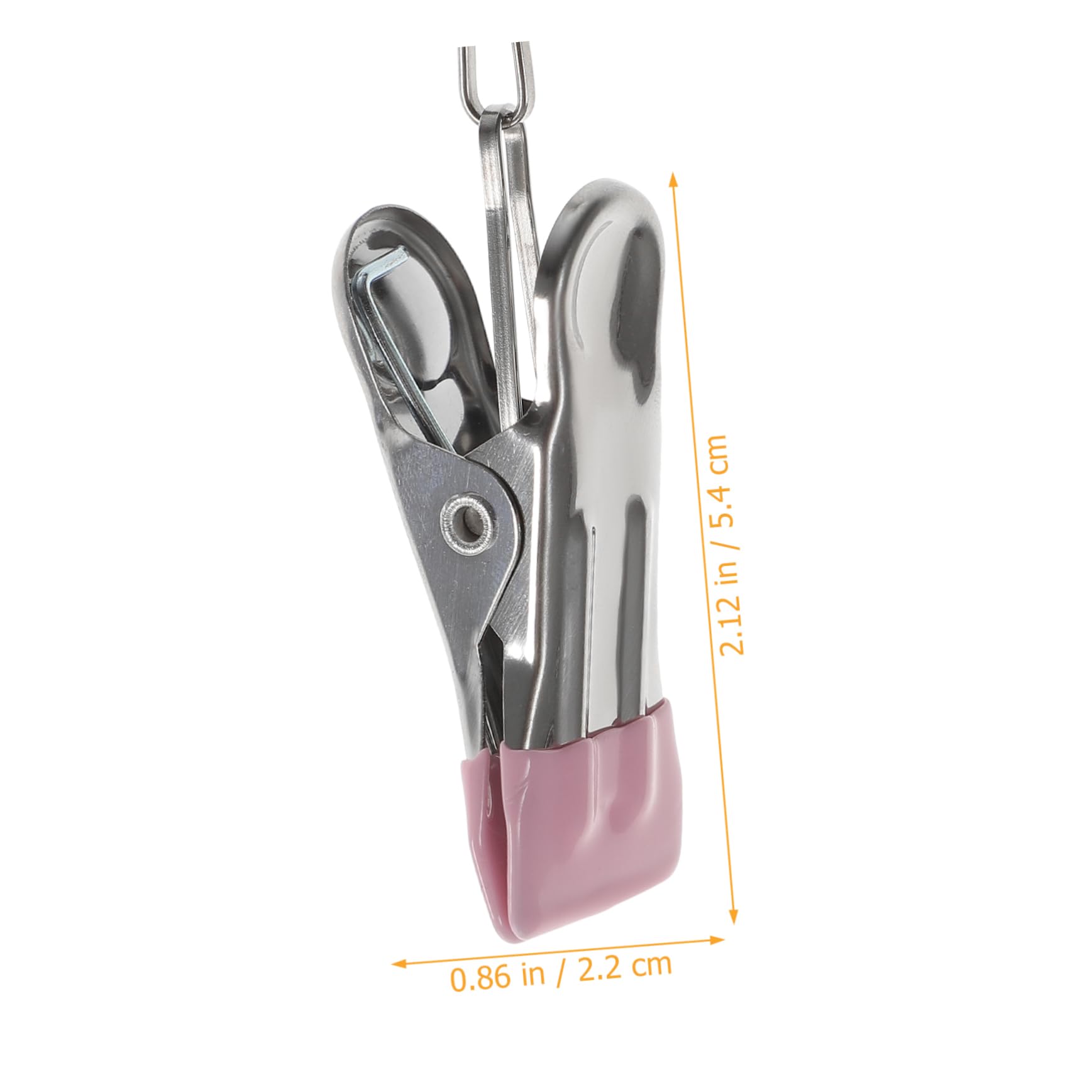 Abaodam 3 Set Di Mollette Multiuso Per Stendere I Panni Clip in Acciaio Inossidabile Per Appendere Vestiti Asciugamani Sciarpe Bucato Uso Pesante 6 Pezzi*3