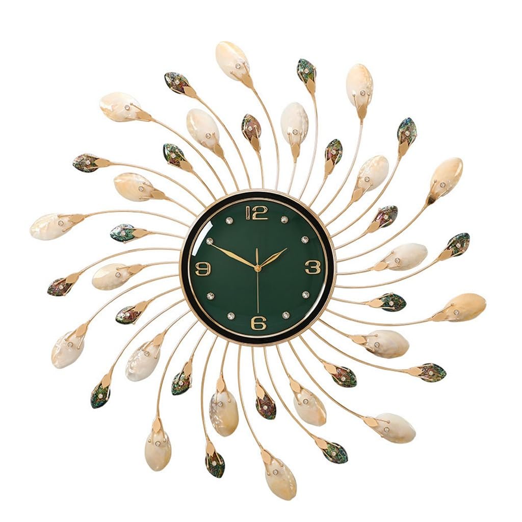 Horloge quartz murale de prestige XJBTBA décoration artistique haut de gamme