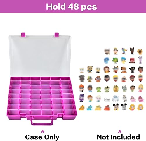 Miniatura 2 de Vitrina compatible con figuras coleccionables de Disney Doorables/para MGA Entertainment Miniverse. Contenedor organizador de almacenamiento de