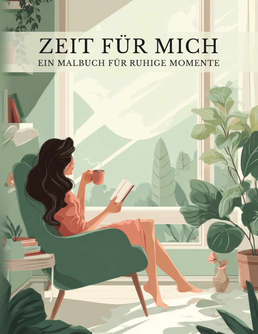 Zeit für mich: Ein Malbuch für Erwachsene mit 50 wunderschönen Natur- und Wohlfühlmotiven für ruhige Momente. Perfekt zum Abschalten, Durchatmen und Entspannen. (Kreative Auszeiten)