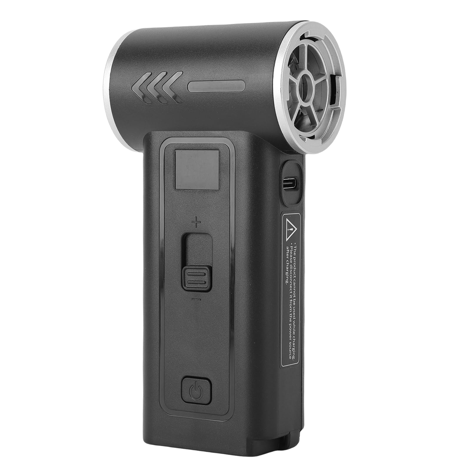 Buachois Soffiatore d'Aria Portatile Senza Fili, Ventilatore Turbo con Batteria Ricaricabile e 4 Ugelli per PC Fotocamera Auto, per Pulizia Tastiera Interno Auto Attrezza