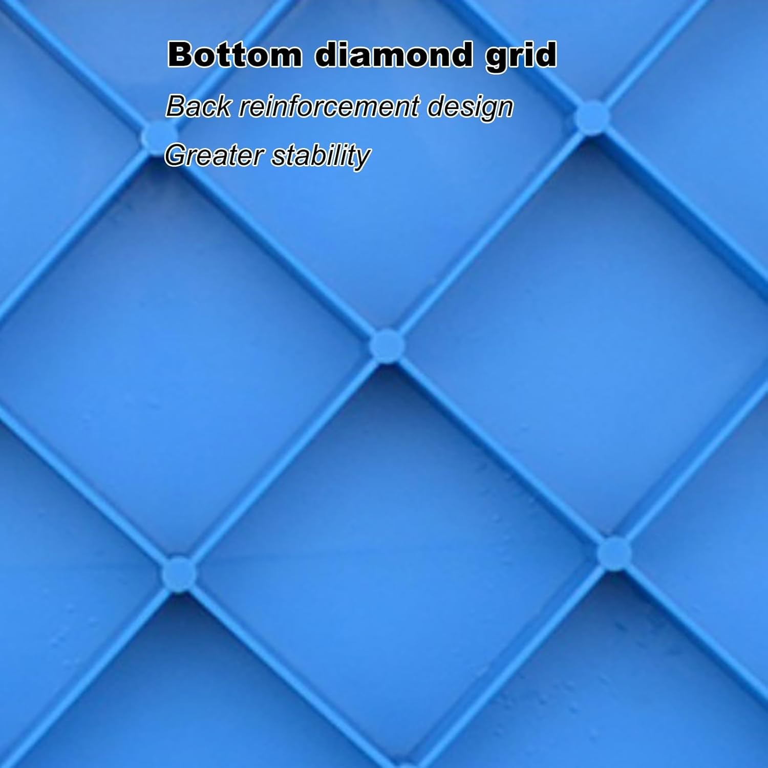 Plastic Pallets, Plastic Platform, Breathable Grid Ventilation Pallet, Applicable to Warehouses, Storage, Supermarkets, Industrial Environments(Blue,90x30x3cm/35x12x1in)