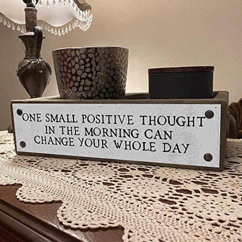 ANVEVO-One-Small-Positive-Thought–Motivational-House-Decor-Box–Cute-Funny-Rustic-Farmhouse-Home-Decor–Storage-Caddy-Wood-Boxes-with-Sayings ANVEVO One Small Positive Thought–Motivational House Decor Box–Cute Funny Rustic Farmhouse Home Decor–Storage Caddy Wood Boxes with Sayings