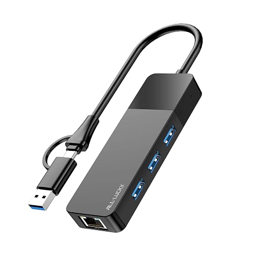ALL-LUCKY USB-C to Ethernet Adapter Hub