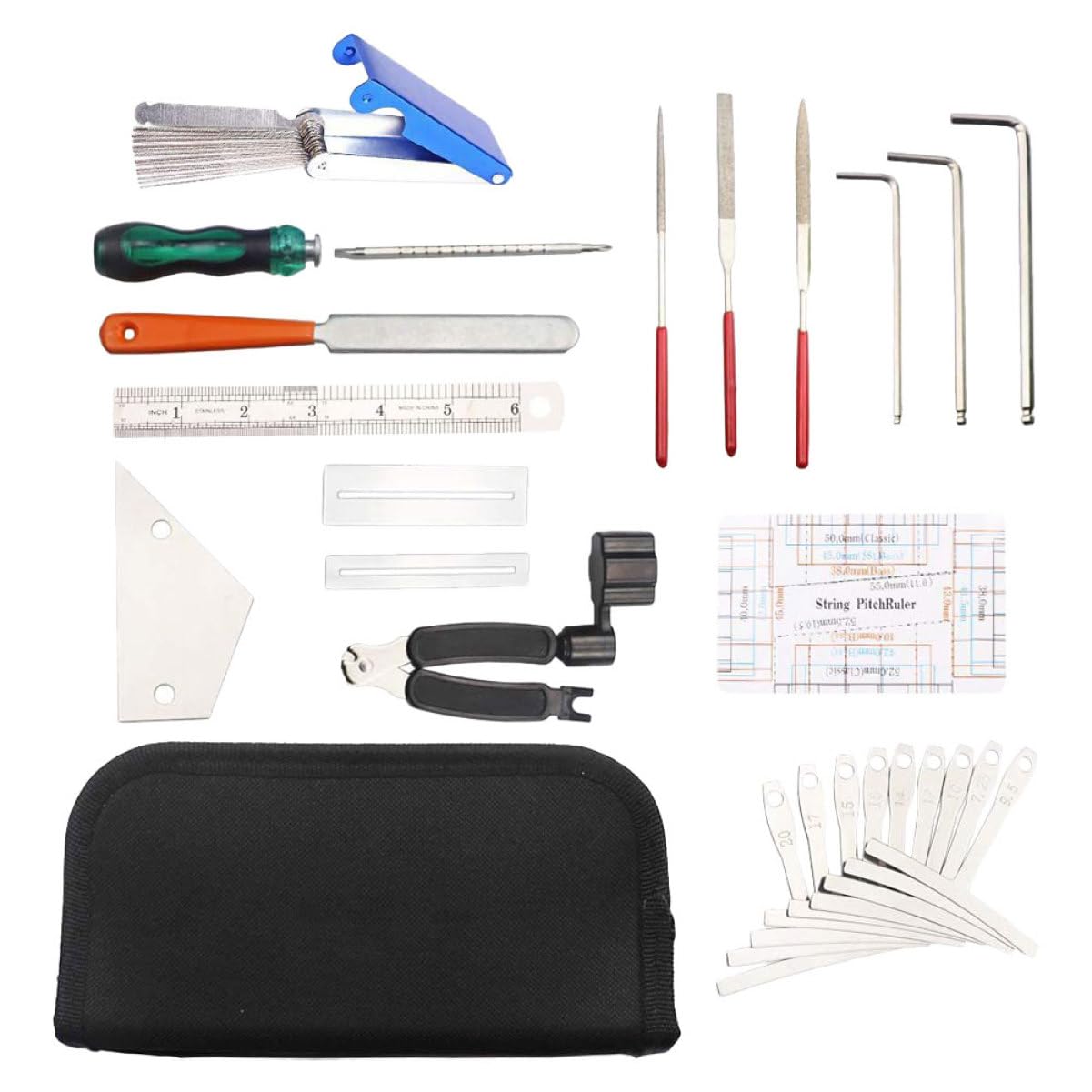ibasenice Outils De Luthier Pour Réparation De Guitare Kit Entretien De Guitare Fournitures De Réparation