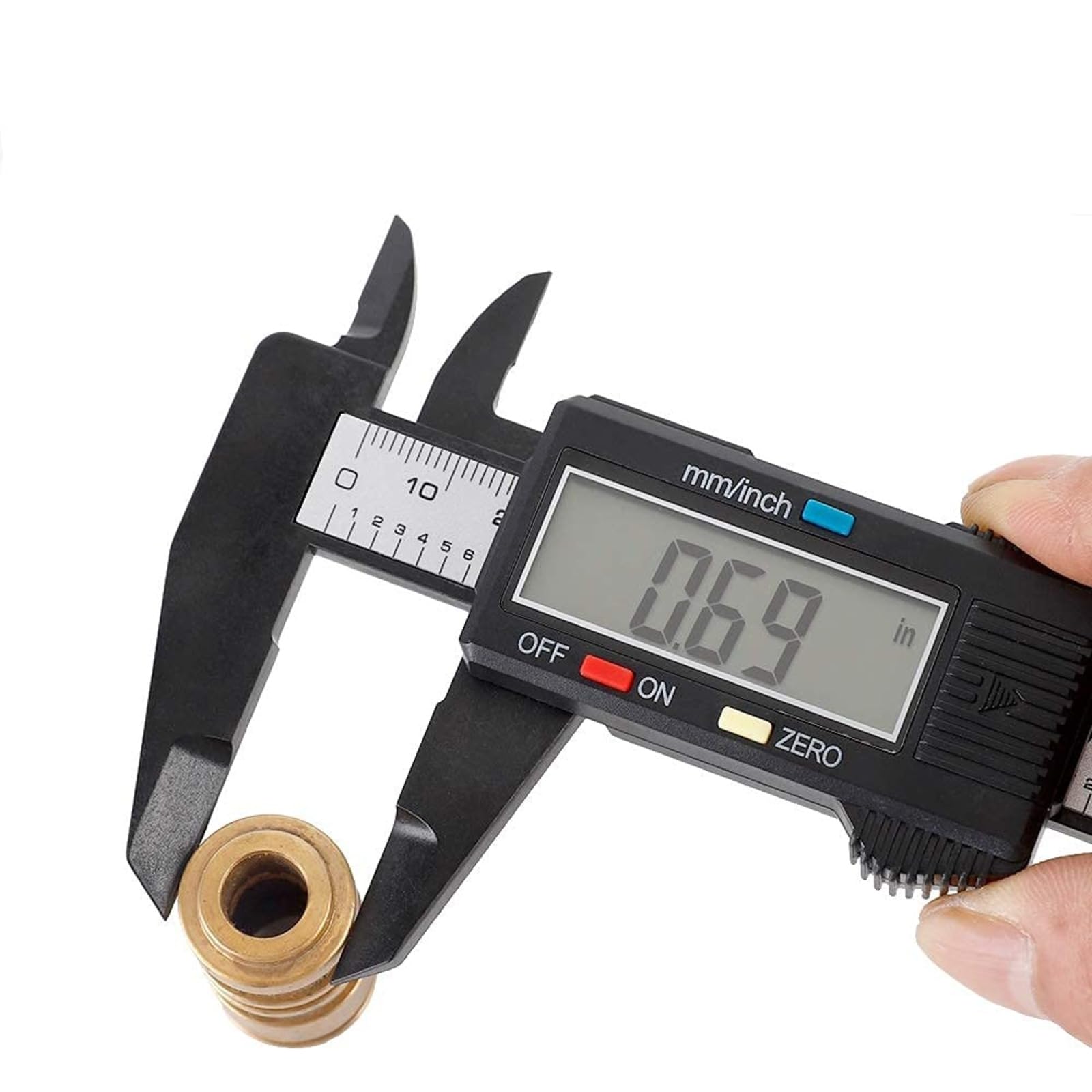 Emergity Digital Vernier Calipers with Large LCD Screen, Electronic Vernier Caliper, Thickness Measuring Tool, 0-6 In/0-150 mm | Auto Off Featured (B09HRZRG6Z) Amazon Price History, Amazon Price Tracker