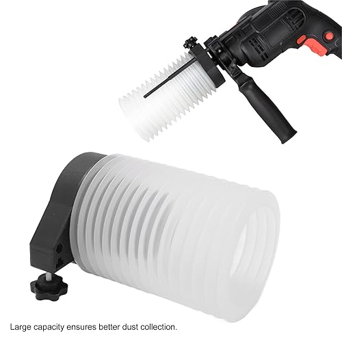 Miniatura 8 de Cubierta antipolvo universal de gran capacidad y cubierta eléctrica para aplicaciones de perforación, cubierta antipolvo resistente para taladros