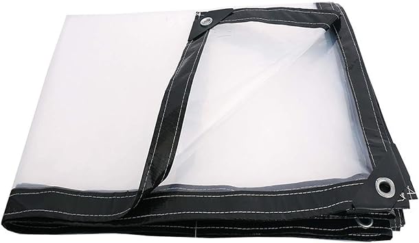 Clear Tarp Waterproof Heavy Duty 7x16 Feet, Transparent Tarpaulin Cover Waterproof, Tarpaulin Canvas Tent - UV Resistant and Water Resistant