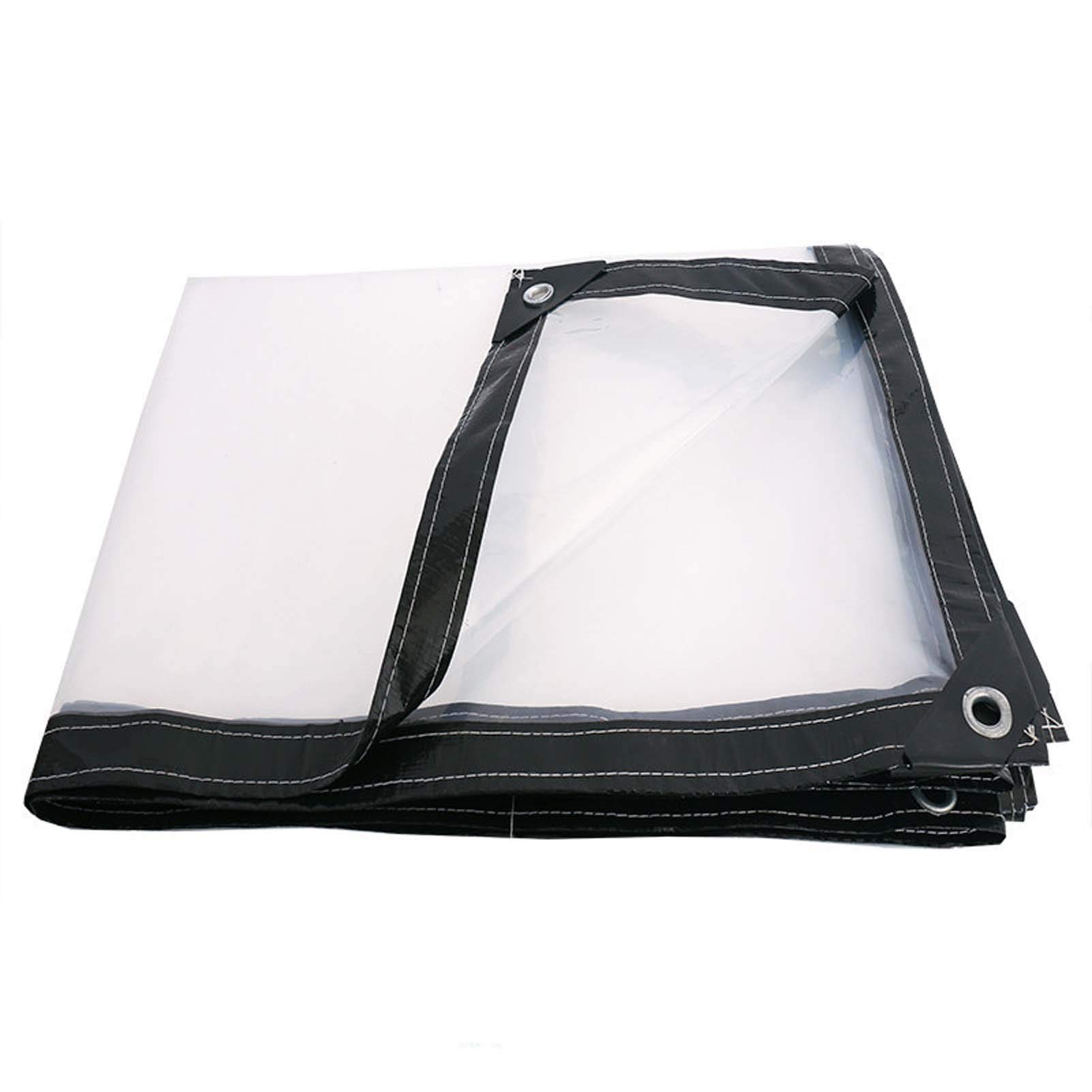 GJZQDKX Heavy Duty Waterproof Tarp - Transparent UV Resistant Tarpaulin CoverOutdoor Protection for Tent Canopies Camping and Heavy Rain Conditions
