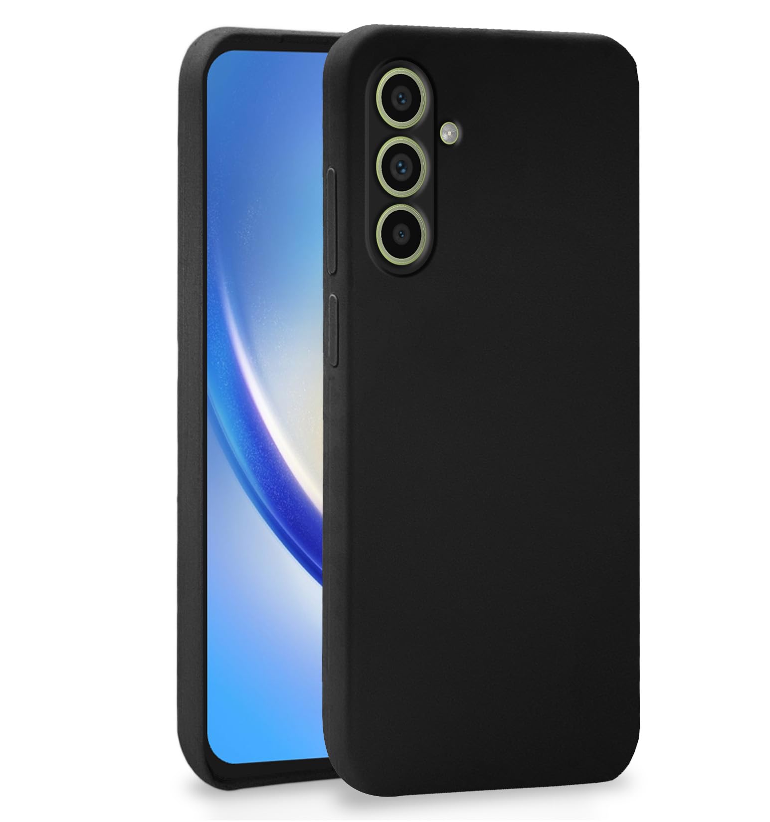 Pikkme Samsung Galaxy A34 5G Back Cover Soft Matte Liquid Silicone TPU | Camera Protection | Shockproof Slim Back Case for Samsung Galaxy A34 5G (Black) (B0CJ349NFG) Amazon Price History, Amazon Price Tracker