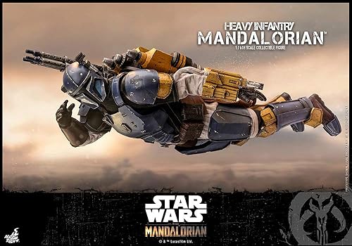 Miniatura 6 de Hot Toys Heavy Infantry Star Wars Mandalorian Sexta Escala 1/6 The Mandalorian TMS010 Television Masterpiece Series Figura de acción coleccionable