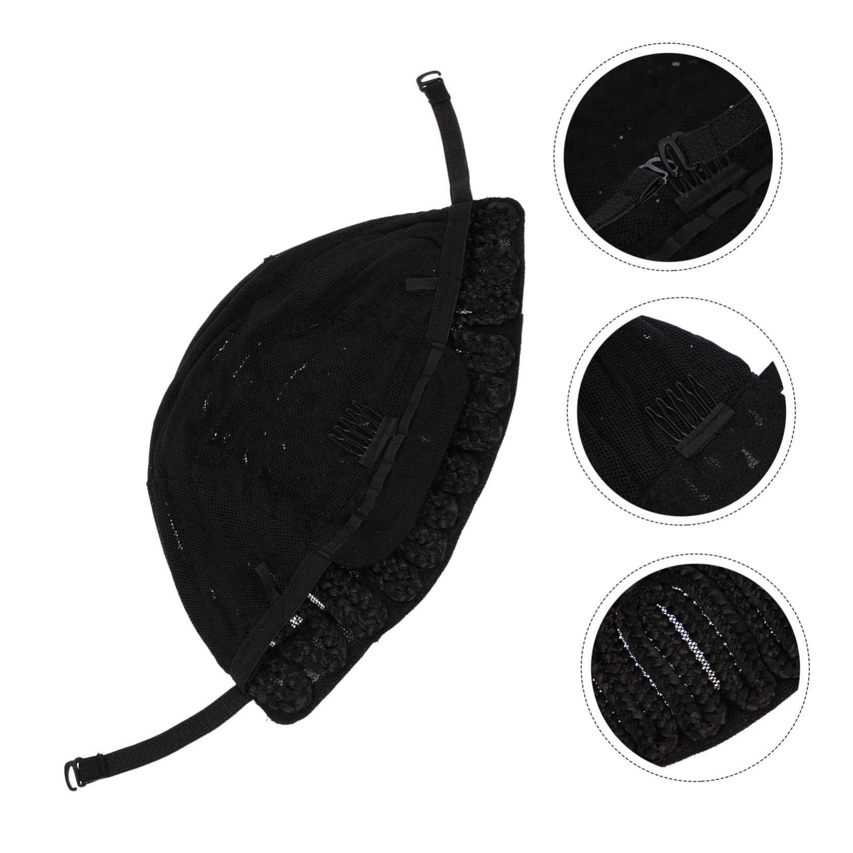 Healeved Comfortable Wig Braid Cap Hair Net Liner for Wig Secure Fit Natural Appearance