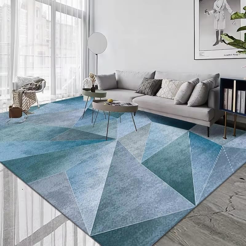 Tapis de salon doux grand format 160x230 antidérapant pour table basse et chambre