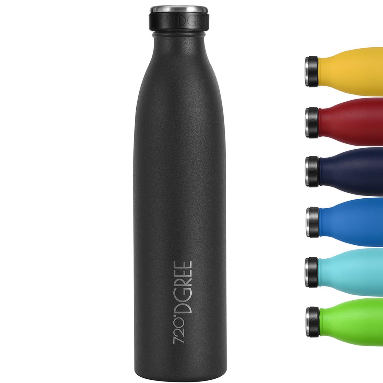 720°DGREE Botella Agua Acero Inoxidable “milkyBottle“ – 750ml - Sin BPA Free, Antigoteo y Prueba de Fugas - Frasco térmico, Cantimplora Aislada - Bebida con Gas, Deporte, Escuela, Gimnasio, Exteriore — view 51
