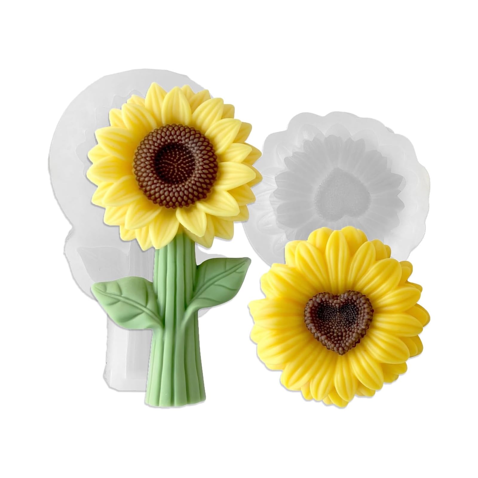 Tsophreniq Sturdy Silicone Blossom Mold for Creative Items Including Soap Candlewax Chocolate and Resin Art Simple to Clean Freezing Block Silicone Mold