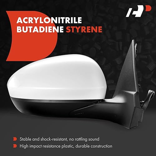 Miniatura 3 de A-Premium Espejo eléctrico para puerta del lado del pasajero, compatible con Nissan Sentra S 2020 2021 2022 - Espejo retrovisor exterior plegable