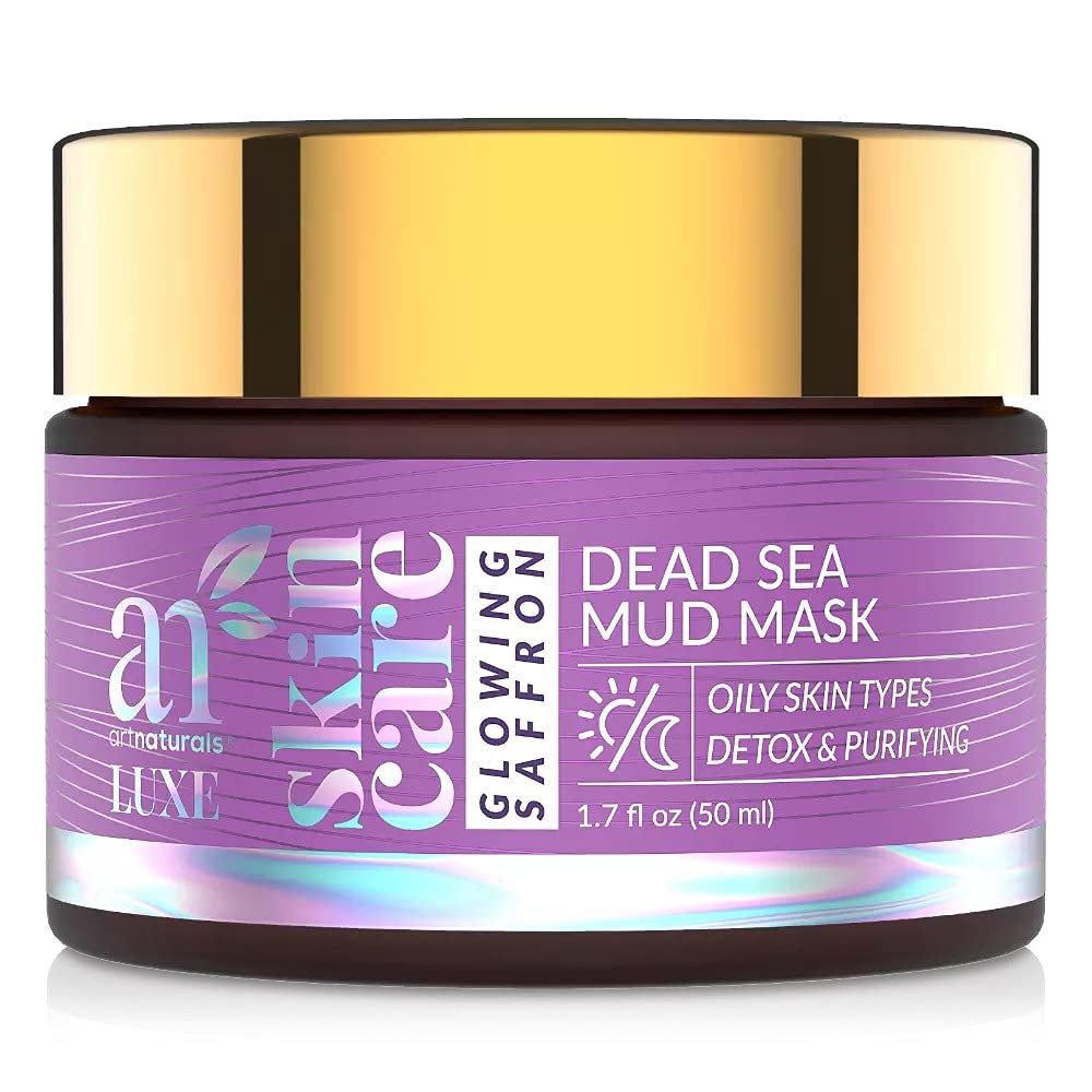 Artnaturals Dead Sea Mud Mask - Acne, Blackheads and Oily Skin Reducer - Anti-Aging Formula - 1.7 oz