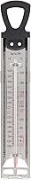 Taylor 12-Inch Stainless Steel Candy & Deep Fry Thermometer with Adjustable Pan Clip - Precise for Frying, Candy, Brewing (100-400°F)