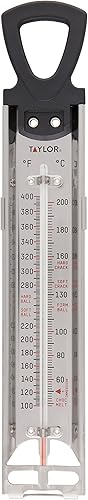 Miniatura 1 de Taylor Precision Products termómetro de acero inoxidable para dulcesfrituras Negro